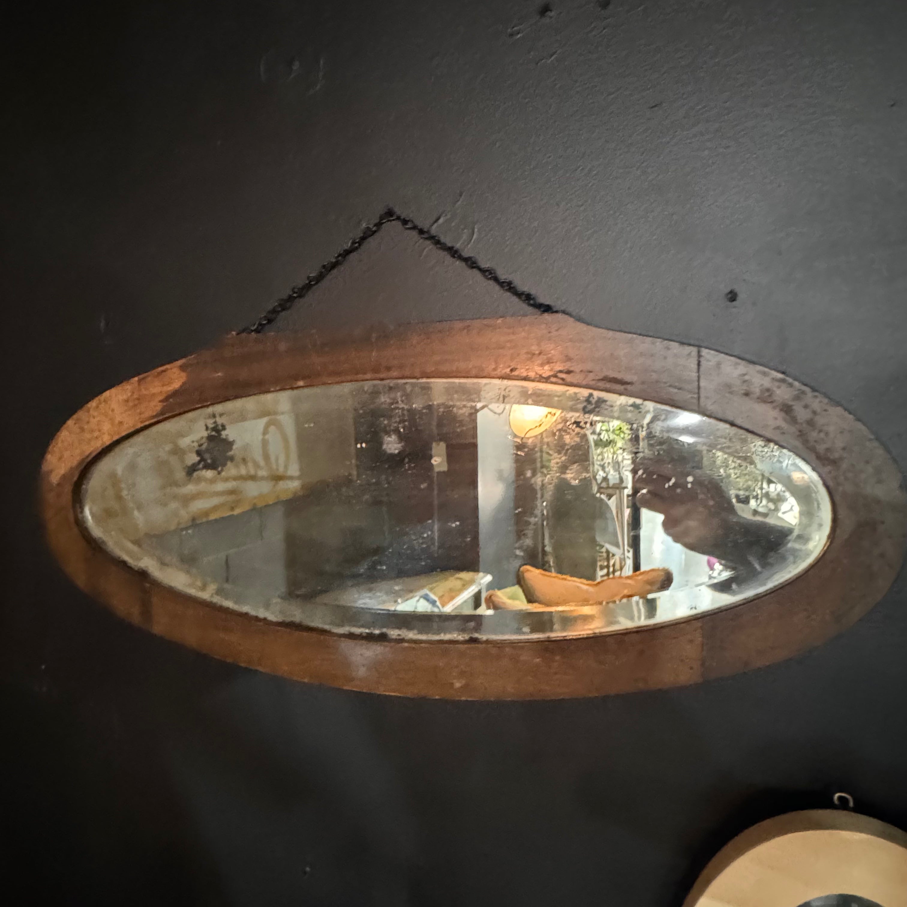 A COLLECTION OF VINTAGE MIRRORS - BOAT MIRROR HOROZONTAL #1