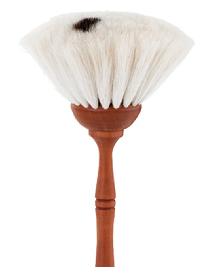 Goat Hair Duster with White Bristles by Redecker